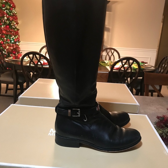 Michael by Michael Kors tall Black Leather boots - Picture 4 of 10